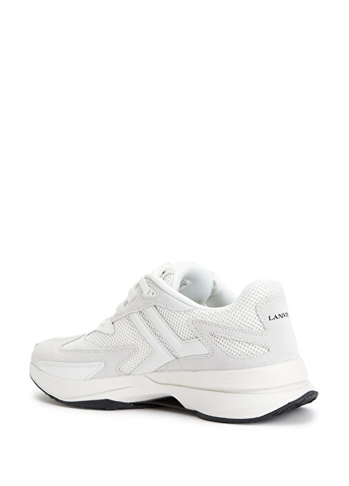 Beyaz Erkek Deri Sneaker - Görsel 4