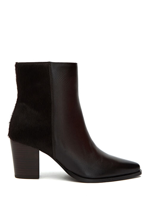 Kahverengi Tay Tüyü Desenli Kadın Bot - Görsel 2