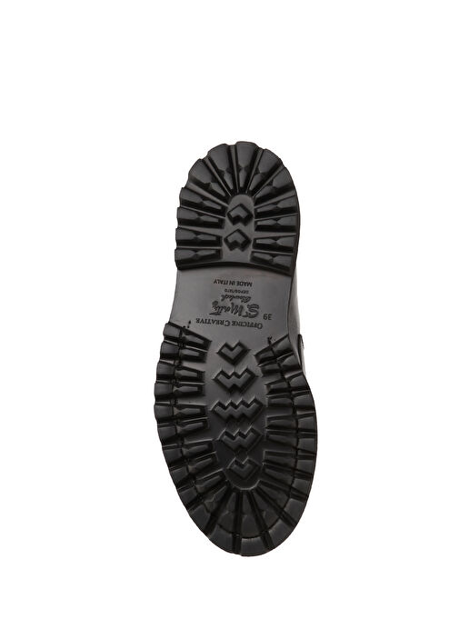 Siyah Kadın Deri Loafer - Görsel 6