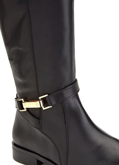 Siyah Kadın Deri Çizme - Görsel 13