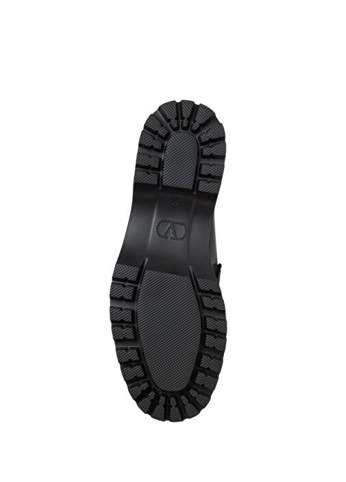 Siyah Kadın Deri Loafer - Görsel 6