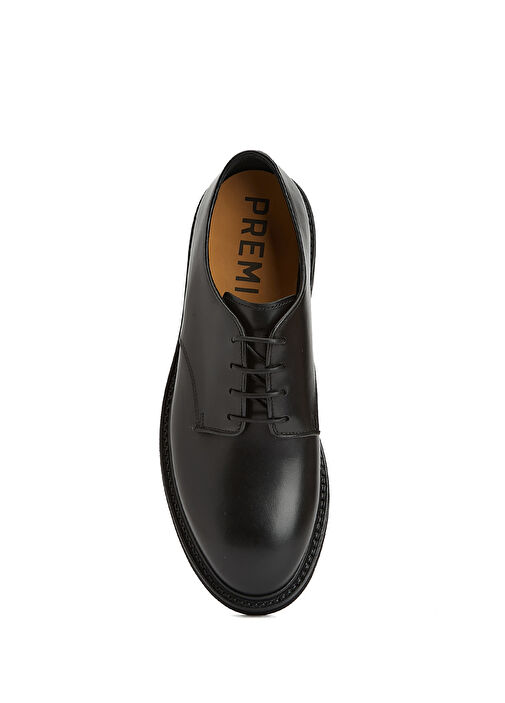 Siyah Erkek Deri Ayakkabı - Görsel 5