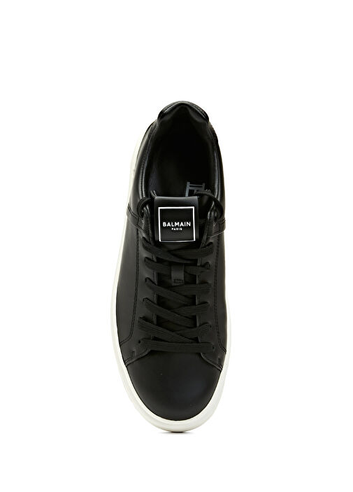 Siyah Kadın Deri Sneaker - Görsel 5