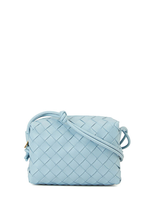 BOTTEGA VENETA ボッテガ リド 35 1/2 ハーフ Bottega Veneta Mavi Kadın Loop Mini Mavi Kadın Deri Çanta 1751177