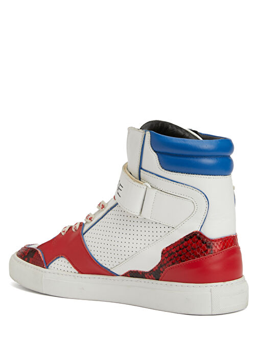 Beyaz Erkek Deri Sneaker - Görsel 4