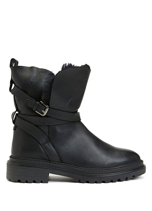 Siyah Kadın Deri Bot - Görsel 2