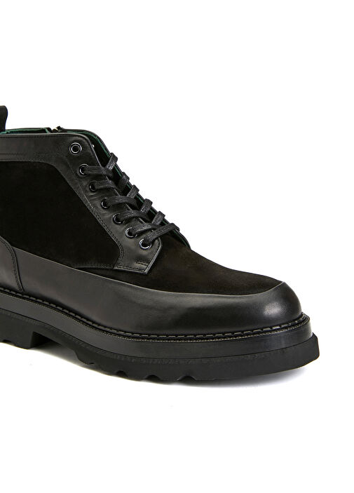 Siyah Erkek Deri Bot - Görsel 7