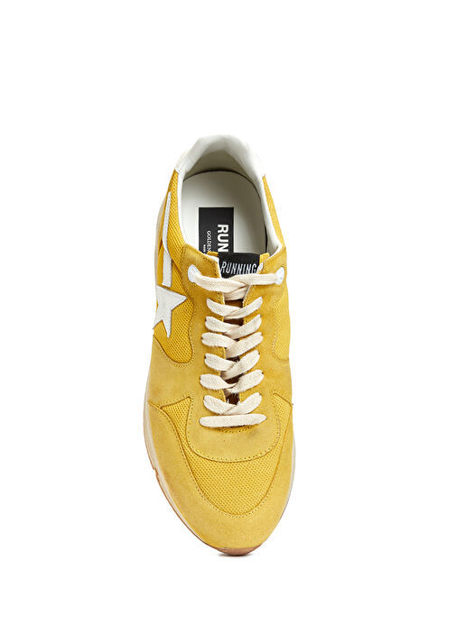 Running Sole Sarı Beyaz Erkek Deri Sneaker - Görsel 5