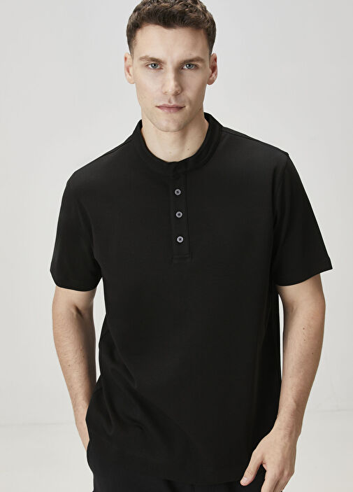Tシャツ（133352） Beymen Collection - Siyah Interlock T-shirt - Siyah