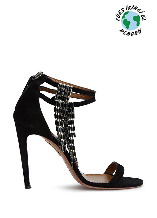 Beymen Reborn Beymen Reborn Siyah Aquazzura Topuklu Ayakkabı Beymen'de! Siyah - 2. görsel