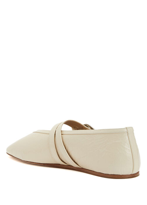 Claudia Ekru Deri Babet - Görsel 4