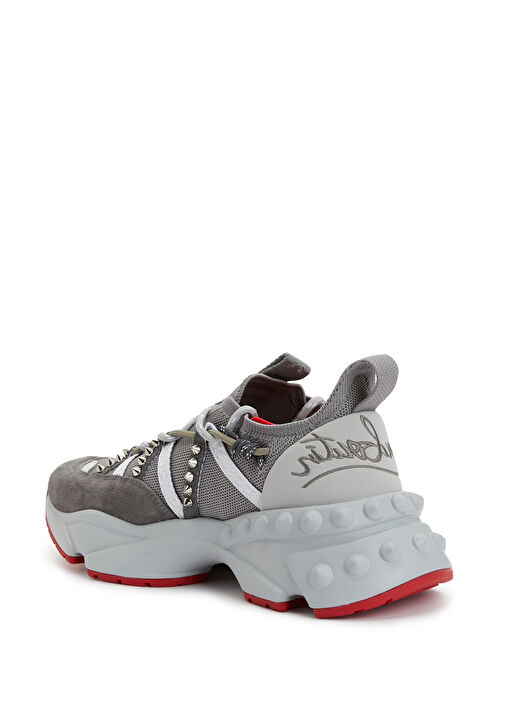 Trailnrun Gri Erkek Deri Sneaker - Görsel 4