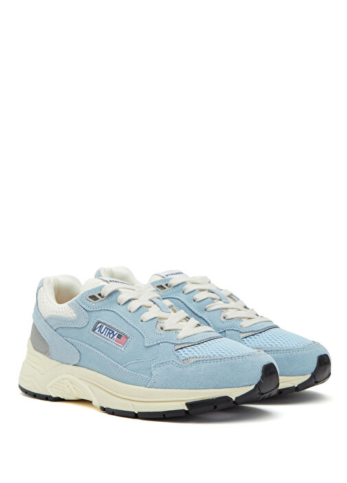 Hyperway Mavi Kadın Süet Sneaker - Görsel 3