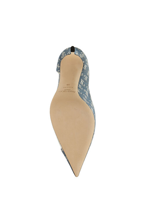 Mavi Logo Jakarlı Denim Stiletto - Görsel 6