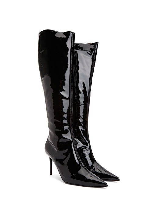 Rigo Siyah Kadın Deri Çizme - Görsel 3