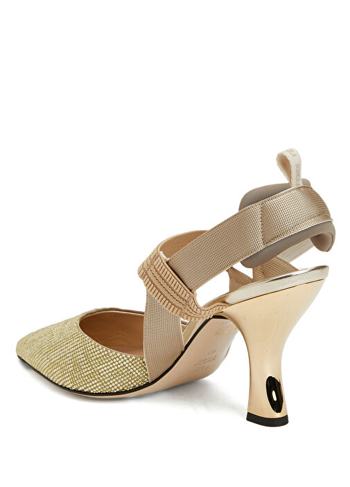 Colibri Gold Topuklu Ayakkabı - Görsel 6