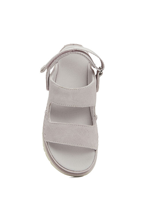 GoldenStar Lila Kadın Süet Sandalet - Görsel 5