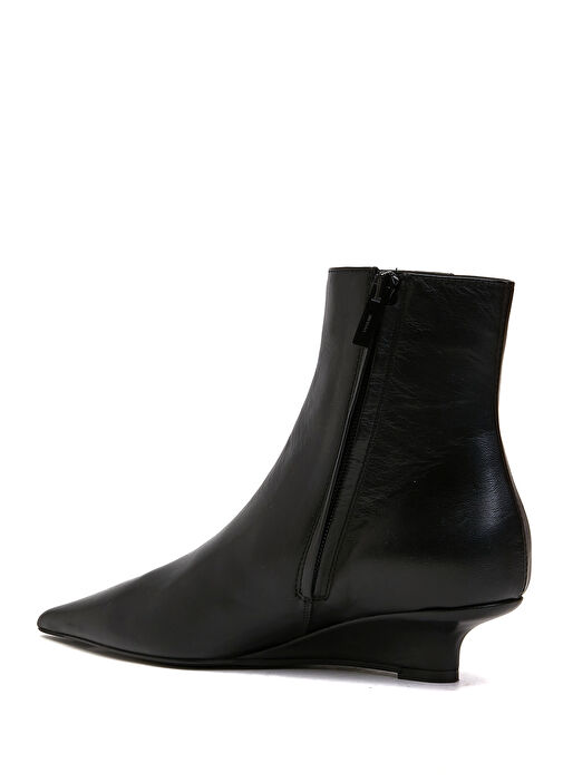 Siyah Kadın Deri Bot - Görsel 4