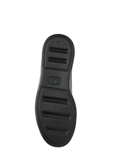 Siyah Erkek Deri Sneaker - Görsel 6