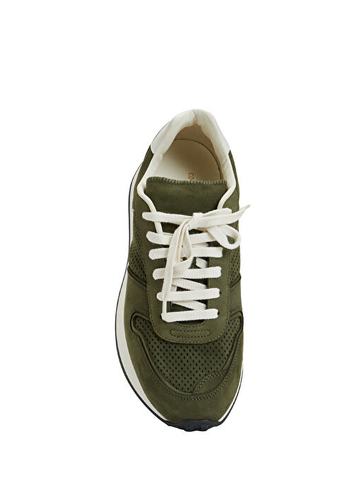 Track Premium Haki Erkek Deri Sneaker - Görsel 5