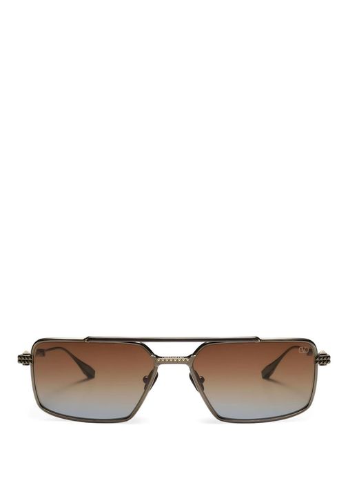 Valentino Garavani - V-SEI VLS-111C Black Titanium Unisex  display picture 1