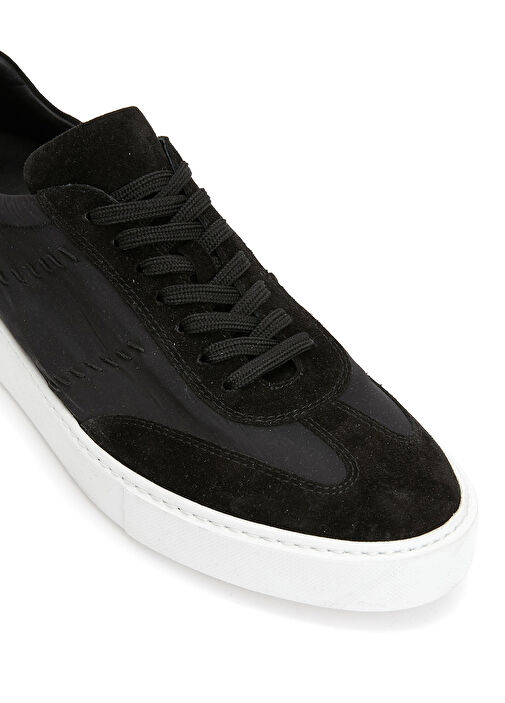 Siyah Erkek Süet Sneaker - Görsel 6