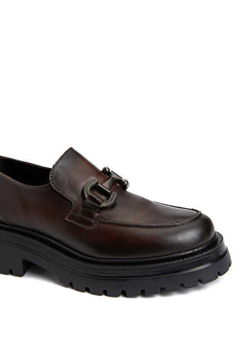 George Hogg George Hogg Kahverengi Kadın Deri Loafer Casual Ayakkabı | Beymen Kahverengi - 7. görsel