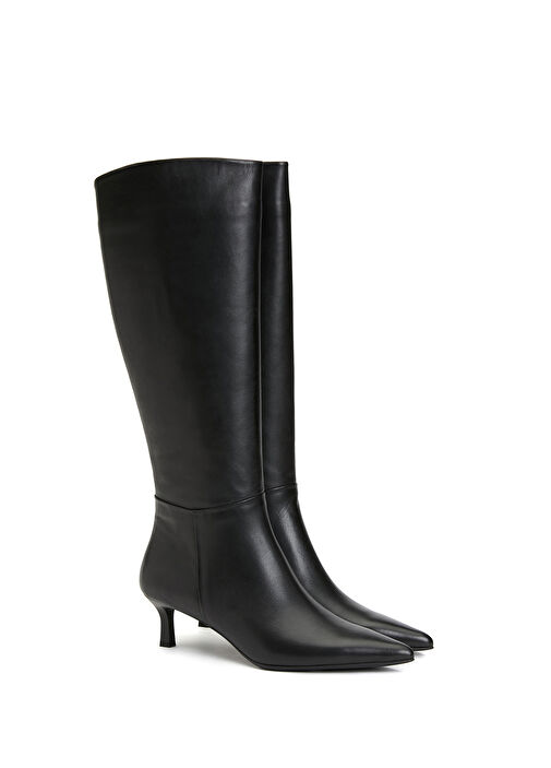 Divarese Divarese Siyah Kadın Deri Çizme Bot | Beymen Siyah - 3. görsel