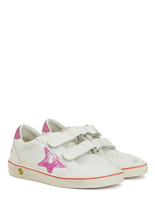 Ball Star Çok Renkli Unisex Çocuk Deri Sneaker - Görsel 3