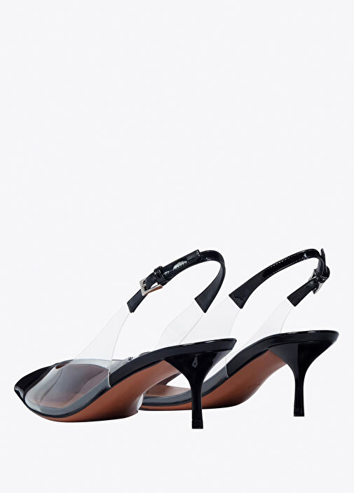 Ala A Ala A Heart Siyah Deri Topuklu Ayakkabı Basketbol Ayakkabıları | Beymen Siyah - 4. görsel