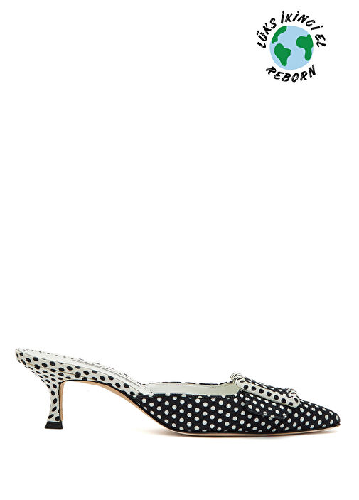 Manolo Blahnik Topuklu Terlik - Görsel 2