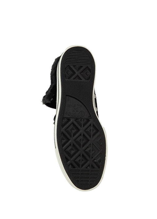 All Star Fold Over Lift Siyah Kadın Sneaker - Görsel 6