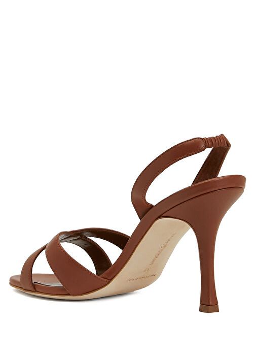 Callasli Taba Kadın Deri Sandalet - Görsel 4