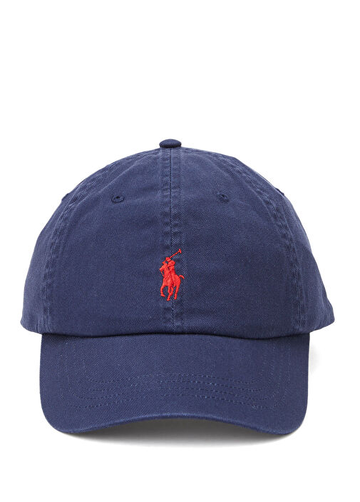 Lacivert Logo Nakışlı Erkek Şapka