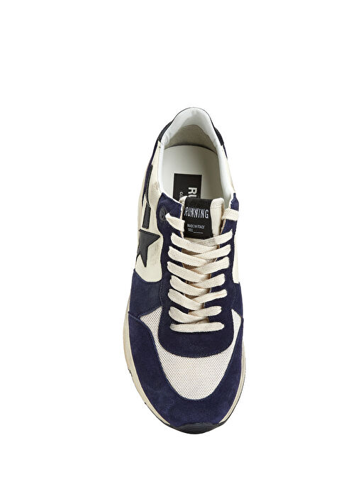 Running Sole Bej Siyah Erkek Deri Sneaker - Görsel 5