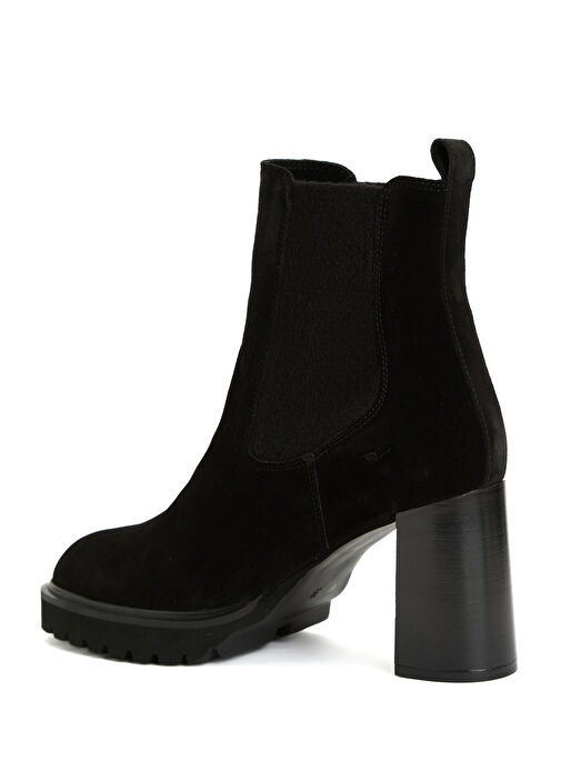 Siyah Kadın Deri Çizme - Görsel 4