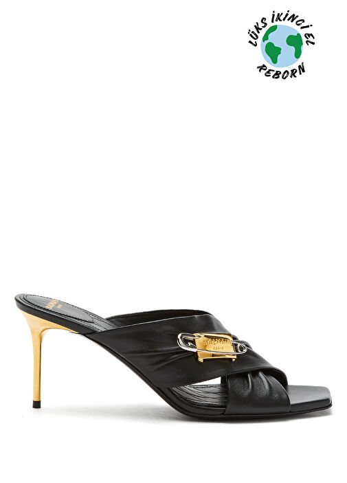 Balmain Topuklu Terlik - Görsel 2