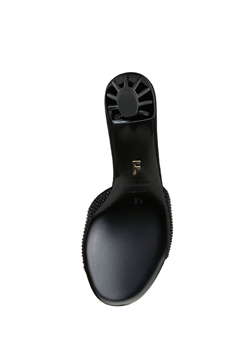 Siyah Kadın Deri Terlik - Görsel 6