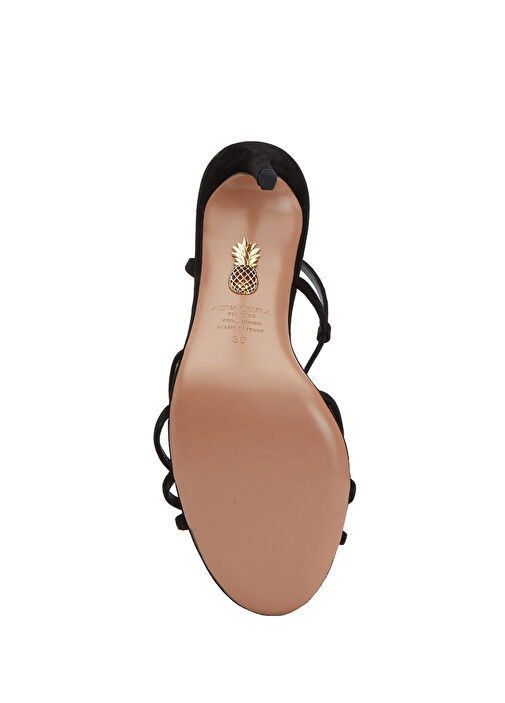 Aquazzura Aquazzura Talk To Me Siyah Kadın Süet Sandalet Sandalet & Terlik | Beymen Siyah - 6. görsel