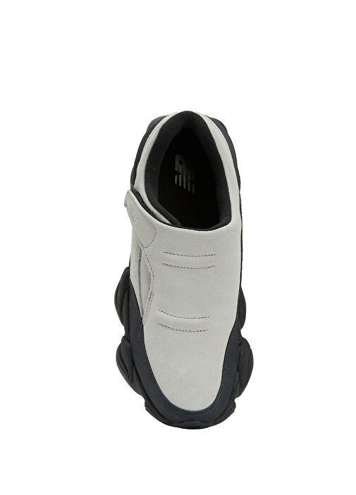 8040 Gri Kadın Deri Sneaker - Görsel 5