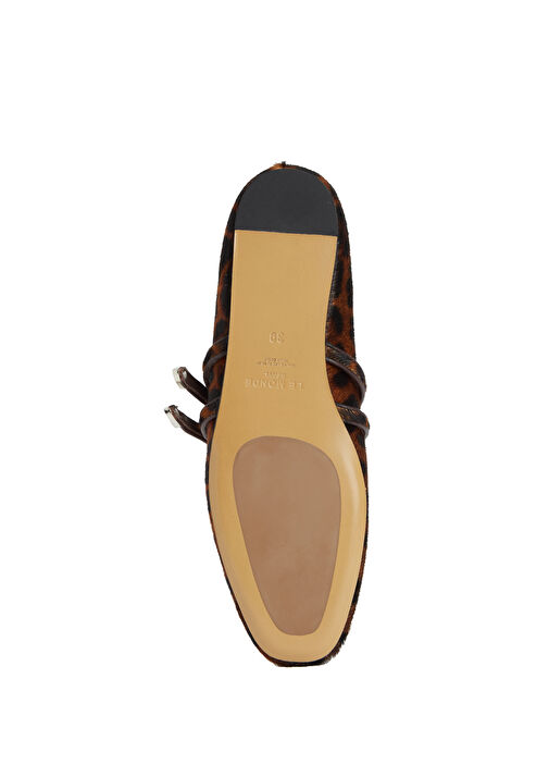 Claudia Leopar Desenli Deri Babet - Görsel 6