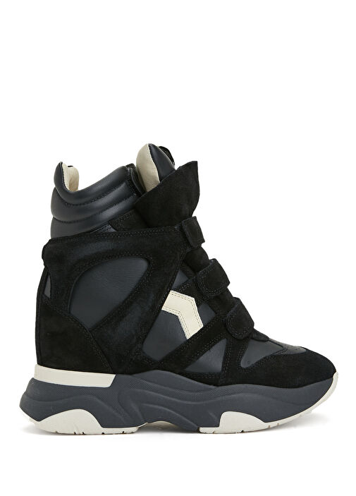 Balskee Siyah Kadın Deri Sneaker - Görsel 2