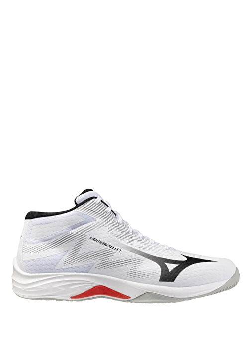 Mizuno Beyaz Erkek Lightning Select MID Beyaz Siyah Unisex