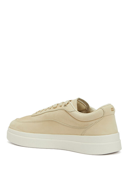 Modern Court Bej Kadın Nubuk Sneaker - Görsel 4
