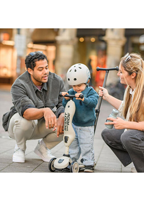 Scoot and Ride アッシュ Scoot And Ride - Push and Go Ash Açık Gri Ebeveyn Kontrollü 3