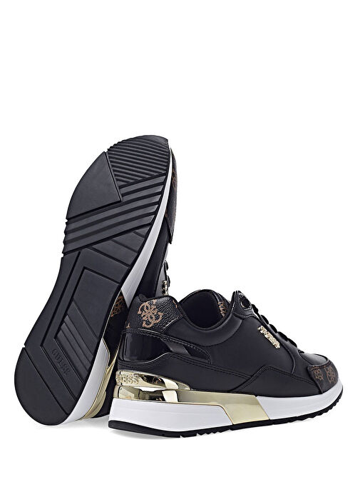 Siyah Logo Detaylı Kadın Sneaker - Görsel 4