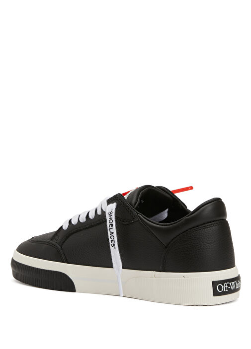 Siyah Beyaz Kadın Deri Sneaker - Görsel 4