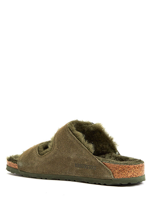 Arizona Shearling Vizon Kadın Terlik - Görsel 4