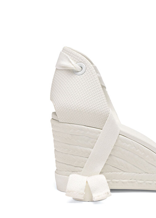 Beyaz Kadın Sandalet - Görsel 5