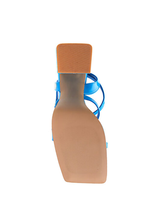 Mavi Kadın Deri Sandalet - Görsel 6